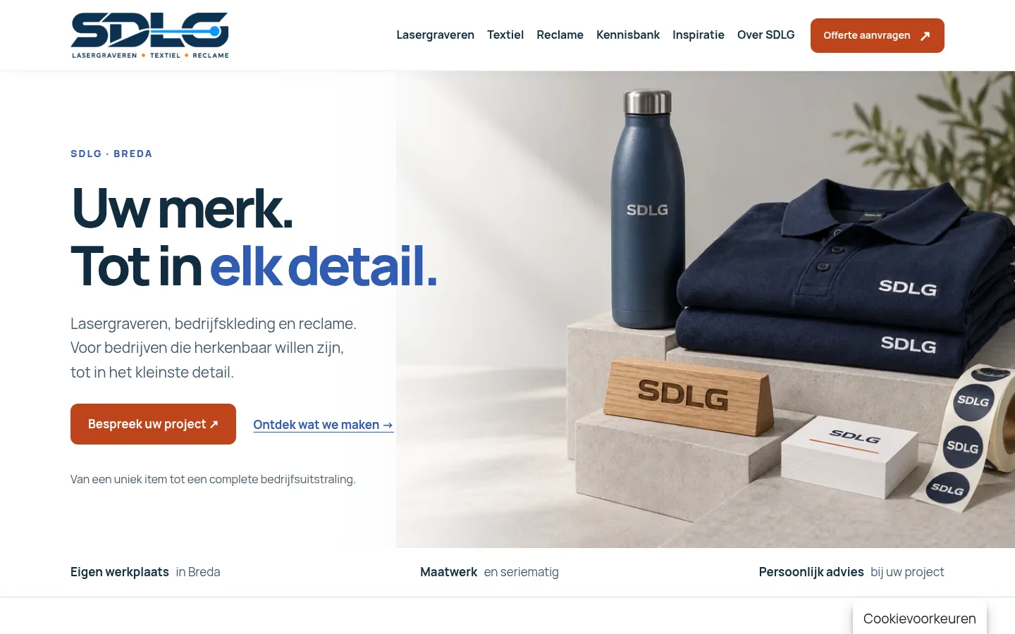 Website van SDLG in Breda: webdesign, SEO en Google Ads door AJDN