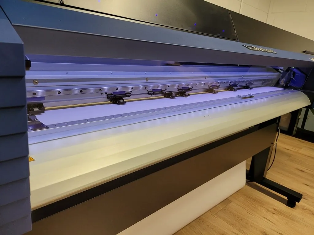 Large-format printer in AJDN's production area